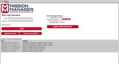 Desktop Screenshot of missionmanager.net