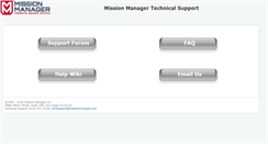 Desktop Screenshot of missionmanager.info