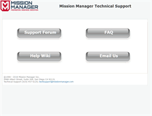 Tablet Screenshot of missionmanager.info